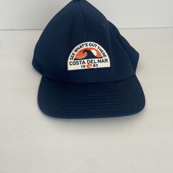 Costa Men’s Adjustable Baseball Hat Navy OS - Picture 1 of 5